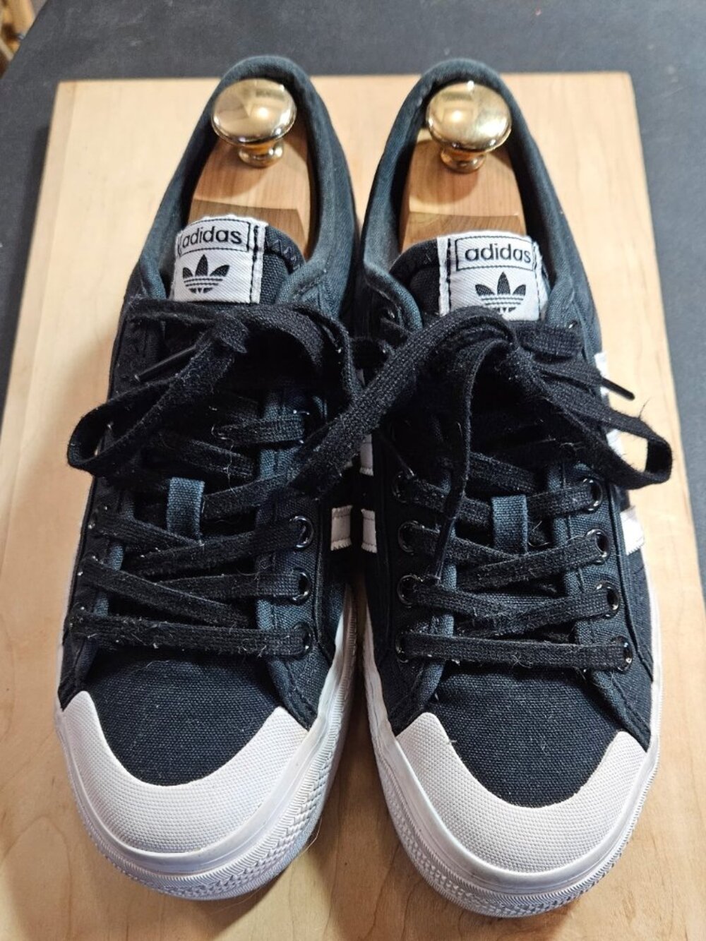 Adidas Nizza Platform Women's Shoes Size 9.5 Black